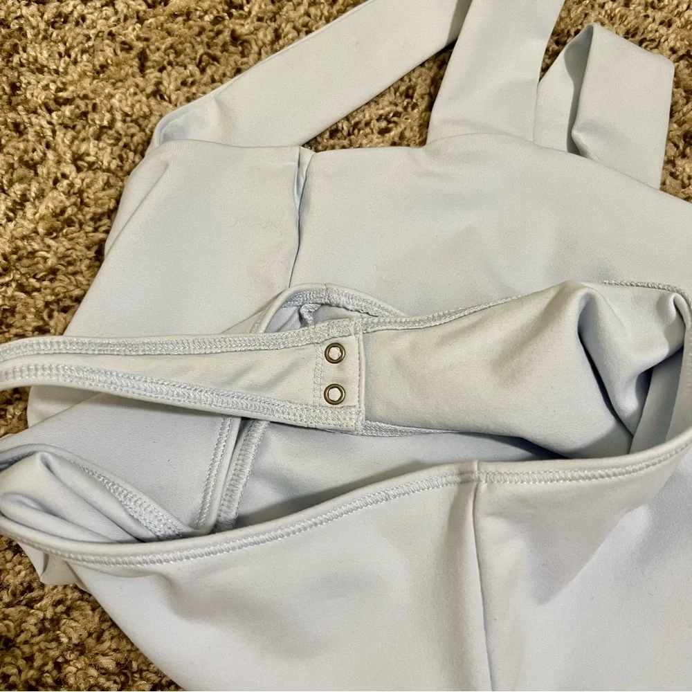 A&F Light Blue Square Neck Bodysuit - Picture 10 of 10